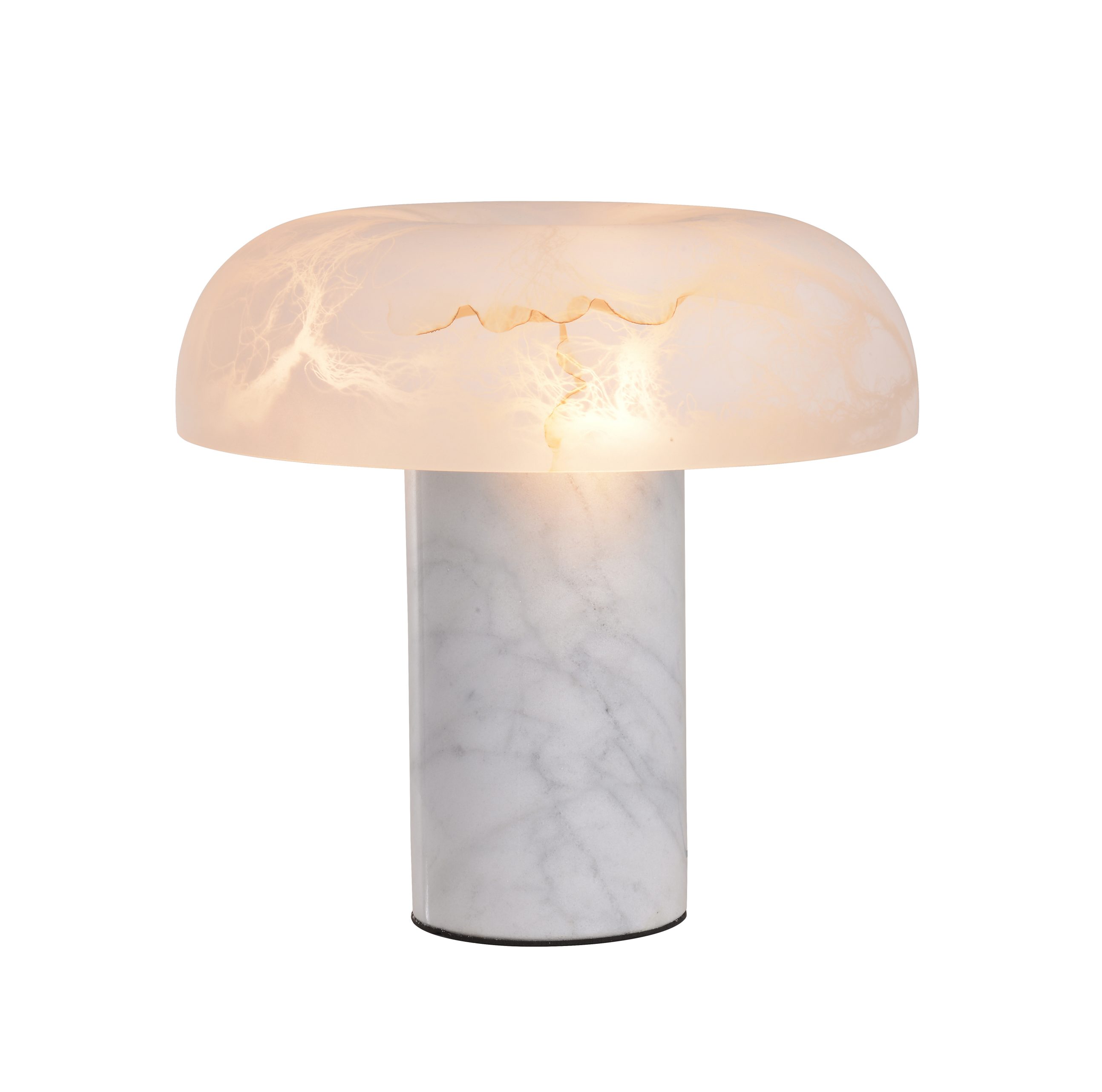 Dekorativ Göbələk Alabaster Stol lampası