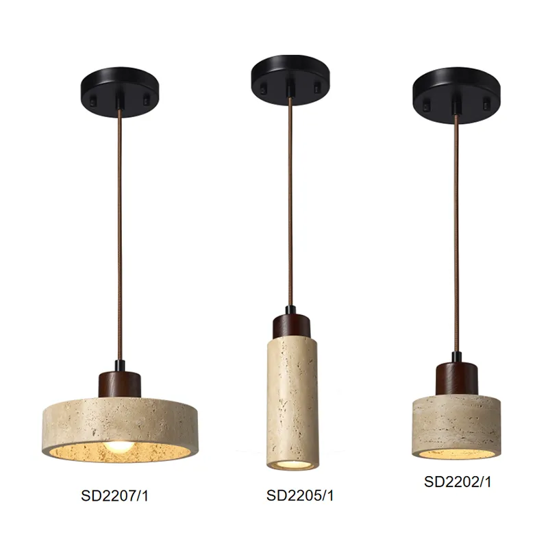 Travertin Asma Lampa